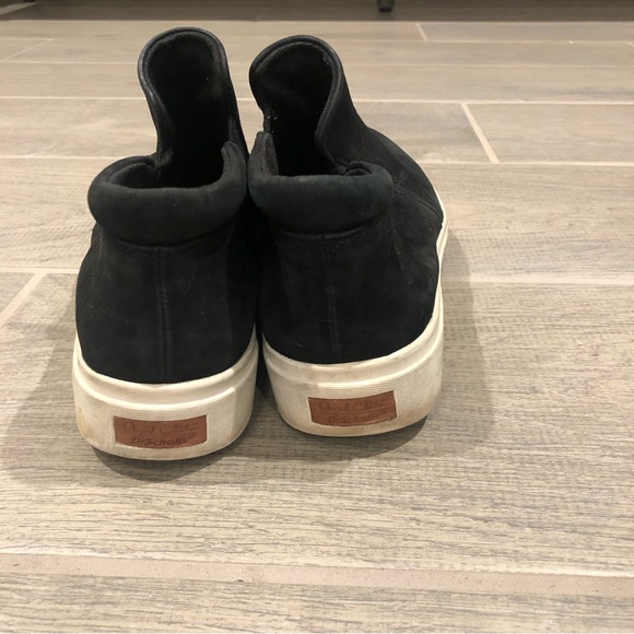 Dr Scholls Leather Suede Black Sneakers - Picture 2 of 5